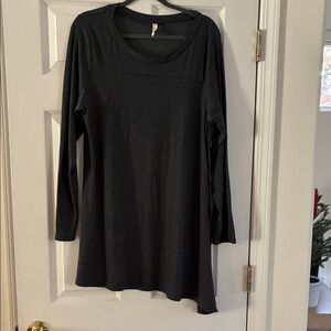 Gray Long Sleeve Top/Dress